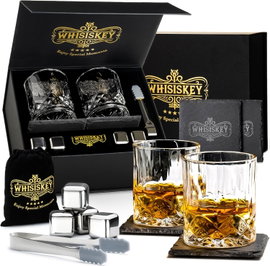 WHISISKEY ZESTAW DO PICIA WHISKEY SZKLANKA KAMIENIE SZCZYPCE PREZENT