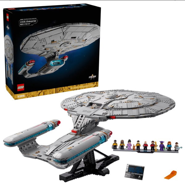 LEGO ICONS 10356 Star Trek: U.S.S. Enterprise NCC-1701-D kultowy statek