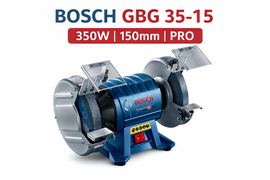 Szlifierka stołowa podwójna Bosch Professional GBG 35-15 Moc 350W