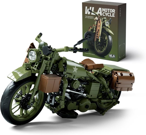 Klocki Nifeliz Motocykl Wojskowy WLA 833 elementy NF10333