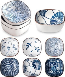 Miseczki ceramiczne 6 szt. do dipów sosów deserów styl japoński 150 ml
