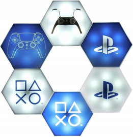 PALADONE PLAYSTATION HEX LAMPY LED 6 PANELI ŚCIENNYCH Z PILOTEM
