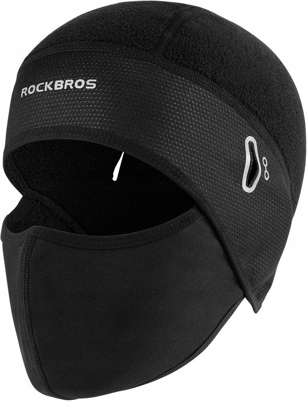 ROCKBROS CZAPKA KOMINIARKA ZIMOWA POD KASK WIATROSZCZELNA POLAR MASKA