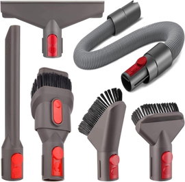 ZESTAW 6 AKCESORIÓW DO ODKURZACZY DYSON V7 V8 V10 V11 V15, SZCZOTKI