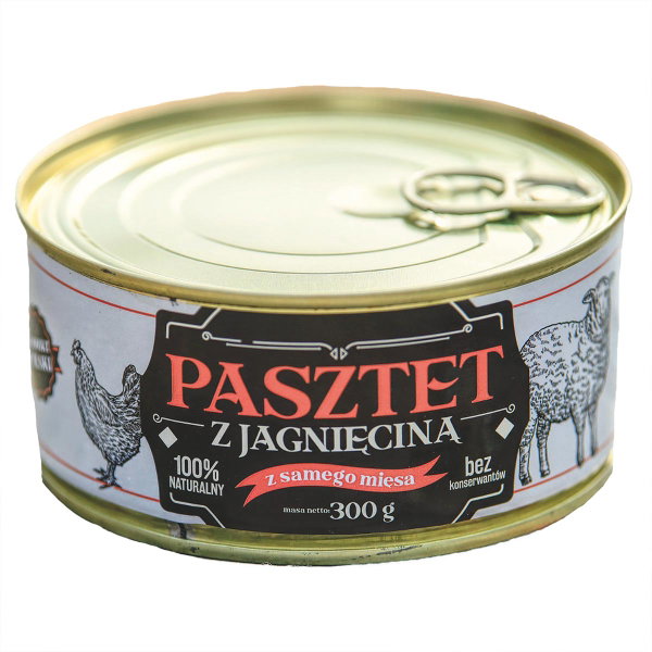 Konserwa PASZTET Z JAGNIĘCINĄ 300g - MARLEJ