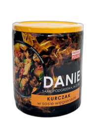 Danie samopodgrzewające REWIS - Kurczak w sosie węgierskim z ryżem 400g