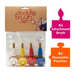 DODDLEBAGS ZESTAW 4 SASZETEK DO MALOWANIA
