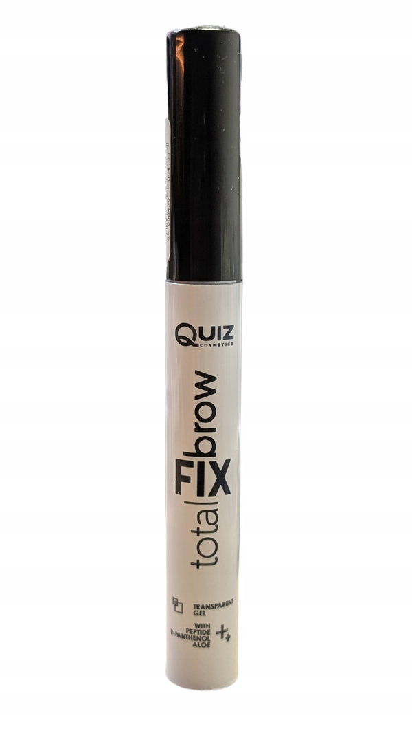 QUIZ COSMETICS TRANSPARENT GEL ŻEL UTRWALAJĄCY DO BRWI Z ALOESEM 5ml