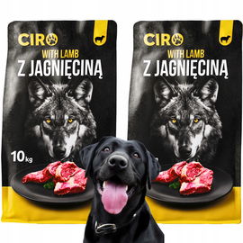 SUCHA KARMA DLA PSA 10 kg x2 z JAGNIĘCINĄ Limb 41% MIĘSA Ciro SUPER SKŁAD