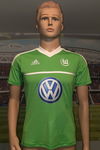 VfL Wolfsburg-Fusball Adidas Climacool 2012-13 home #10 Diego size: L-164