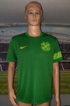 The Celtic Football Club Nike DriFit 2010-11 training shirt/pre-match size: M