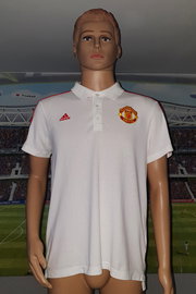 Manchester United Football Club Adidas Climacool polo shirt 2015-16 size: L