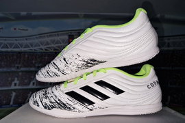 Adidas Copa 20.4 IN buty-halówki white-black-bright green EF1771 size 41 ⅓