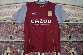 Aston Villa Football Club Castore /Better Never Stops/ 2022-23 home size: JL-146