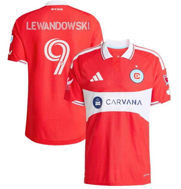 Koszulka Chicago Fire 2026/2027 domowa Robert Lewandowski L Adidas