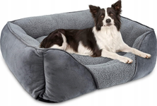 WYGODNE PLUSZOWE LEGOWISKO DLA PSA MARKI FURTIME ROZ.M 63x53x20CM