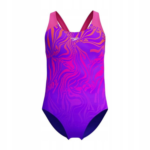 Strój kąpielowy jednoczęściowy na basen dziewczęcy Speedo SplashBack 176cm