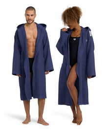 Szlafrok kąpielowy na basen po treningu unisex Arena Hooded Robe II rozm.L