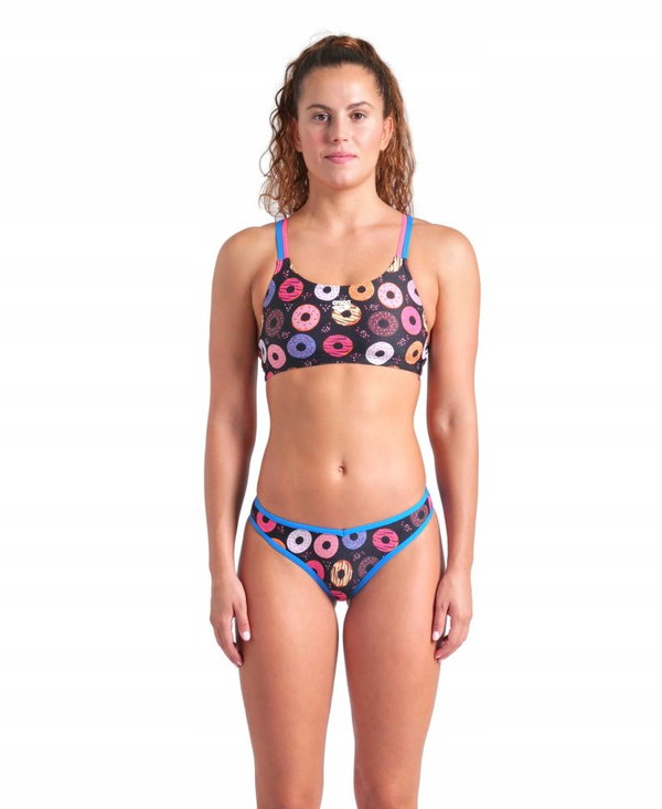 Damski strój kąpielowy dwuczęściowy sportowy basen Arena Bikini Bandeau D40