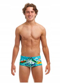 Kąpielówki chłopięce spodenki bokserki szybkoschnące Funky Trunks R.140