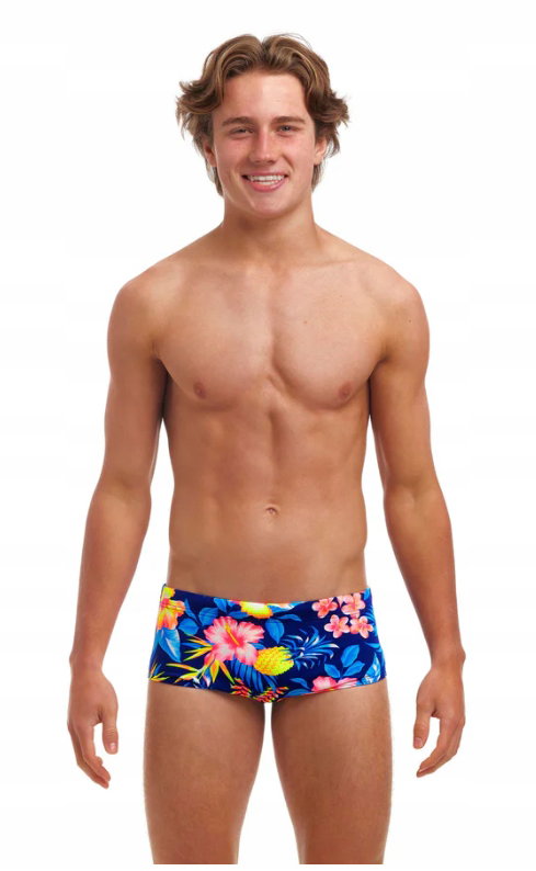 Kąpielówki chłopięce spodenki bokserki szybkoschnące Funky Trunks R.140