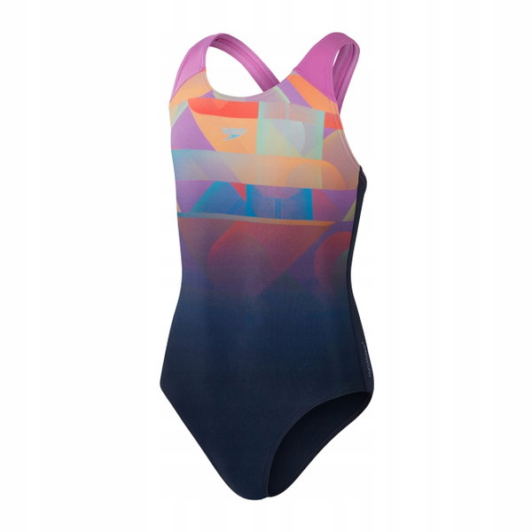 Strój kąpielowy jednoczęściowy dziewczęcy na basen Speedo Digital 116cm