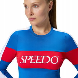 Koszulka z długim rękawem do pływania damska Ls Swim Top racing rozmiar M