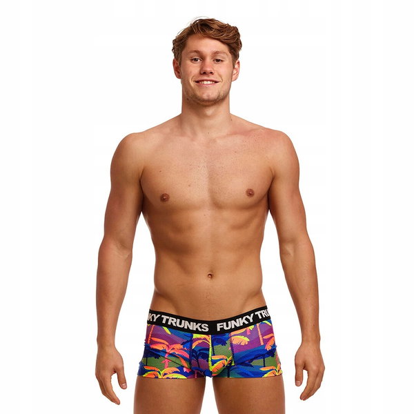 Bielizna męska bokserki spodenki bawełniane Funky Trunks Palm a Lot R.S