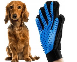 Rękawica szczotka do czesania sierści psa kota
