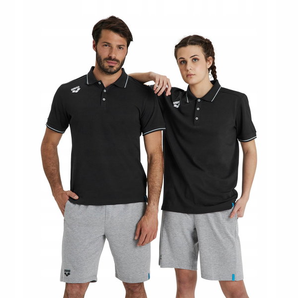 Koszulka sportowa polo unisex Arena Team Poloshirt Solid Cotton R.S