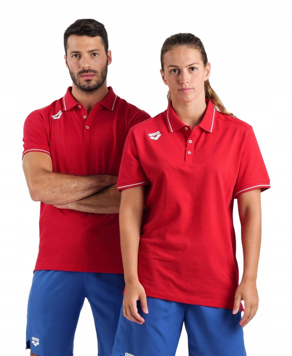 Koszulka T-Shirt polo męski damski Arena Solid XL