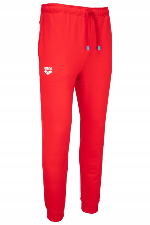 Spodnie dresowe treningowe sportowe bawełniane Arena Solid Red R.XXL