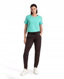 Spodnie dresowe damskie bawełniane Arena Women's Pant Solid Sepia R.S