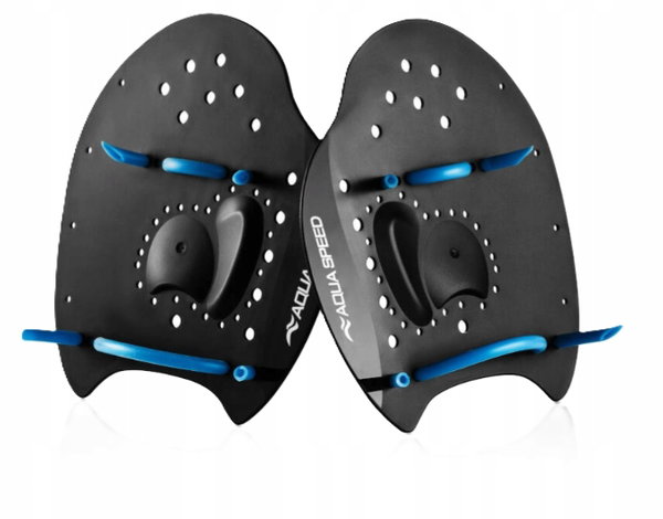 Wiosełka pływackie na basen trening dla dorosłych Aqua Speed Skill Paddle L