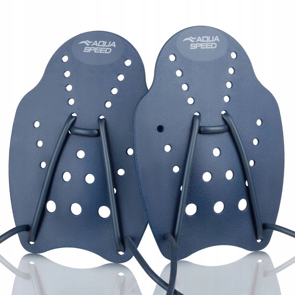Wiosełka pływackie na basen trening dla dorosłych Aqua Speed Hand Paddle L