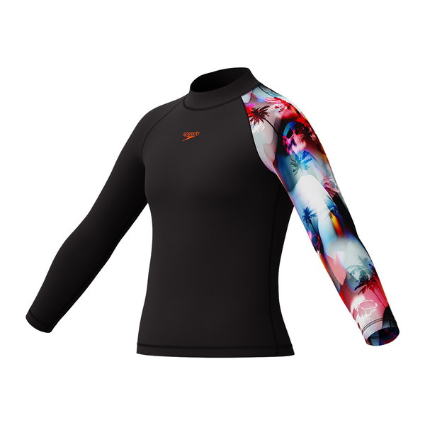 Dziecięca koszulka z długim rękawem Speedo Rash Top 128cm