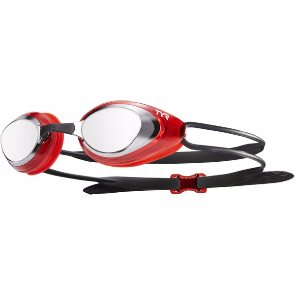 Okulary do pywania na basen startowe Tyr Black Hawk Racing