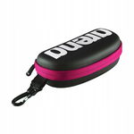 Etui na okulary pływackie twarde unisex Arena Goggle Case Czarno-Różowy