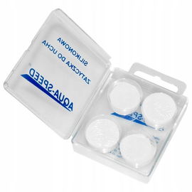 Zatyczki do uszu na basen uniwersalne silikonowe Aqua-Speed 4 szt.