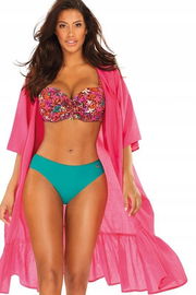 Pareo plażowe z rękawkiem sukienka Self R.M