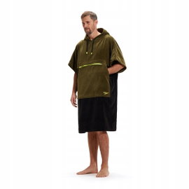 Poncho ręcznik kąpielowy z kapturem bawełniany plażowe Speedo Swim Au r.M