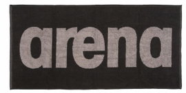 Ręcznik bawełniany plażowy na basen Arena Gym Soft Towel Black 100x50cm