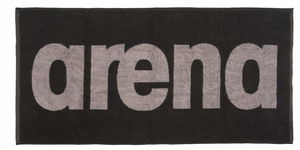 Ręcznik bawełniany plażowy na basen Arena Gym Soft Towel Black 100x50cm
