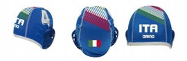 Czepek czapka do pływania do waterpolo piłki wodnej materiałowy Arena Italy