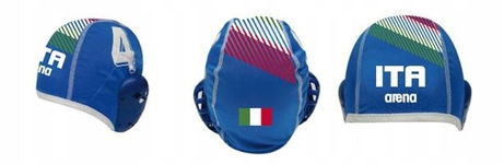 Czepek czapka do pływania do waterpolo piłki wodnej materiałowy Arena Italy