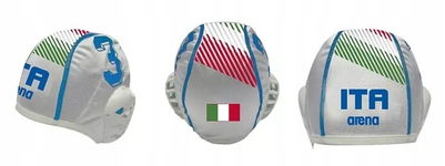 Czepek czapka do pływania do waterpolo piłki wodnej materiałowy Arena Italy