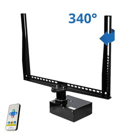 Elektryczny uchwyt do telewizora obrotowy 340 stopni do 70" i 55 kg In-Stand