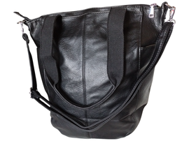 Torebka Damska, Modna Duża Miejska Torba Shopper na Ramię, Czarny