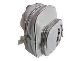 Miejski modny PLECAK DAMSKI, TOREBKA DAMSKA, Beżowy DAMSKI PLECAK na ramię