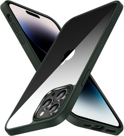 ETUI SILIKONOWE ZIELONE +SZKŁO HARTOWANE APPLE IPHONE 14 PRO A2890 A2650
